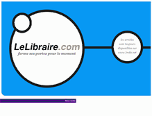 Tablet Screenshot of lelibraire.com